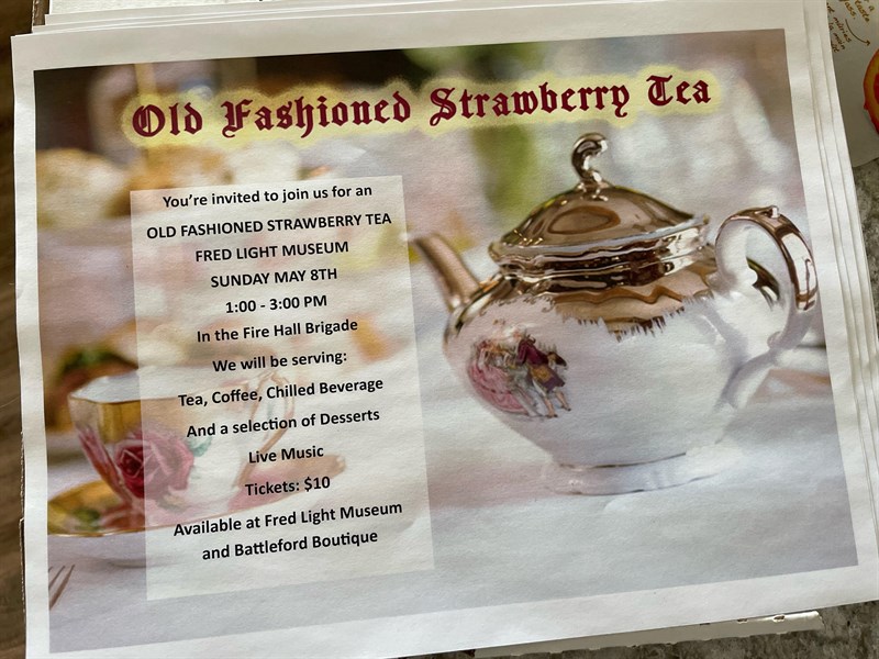 Old Fashioned Strawberry Tea